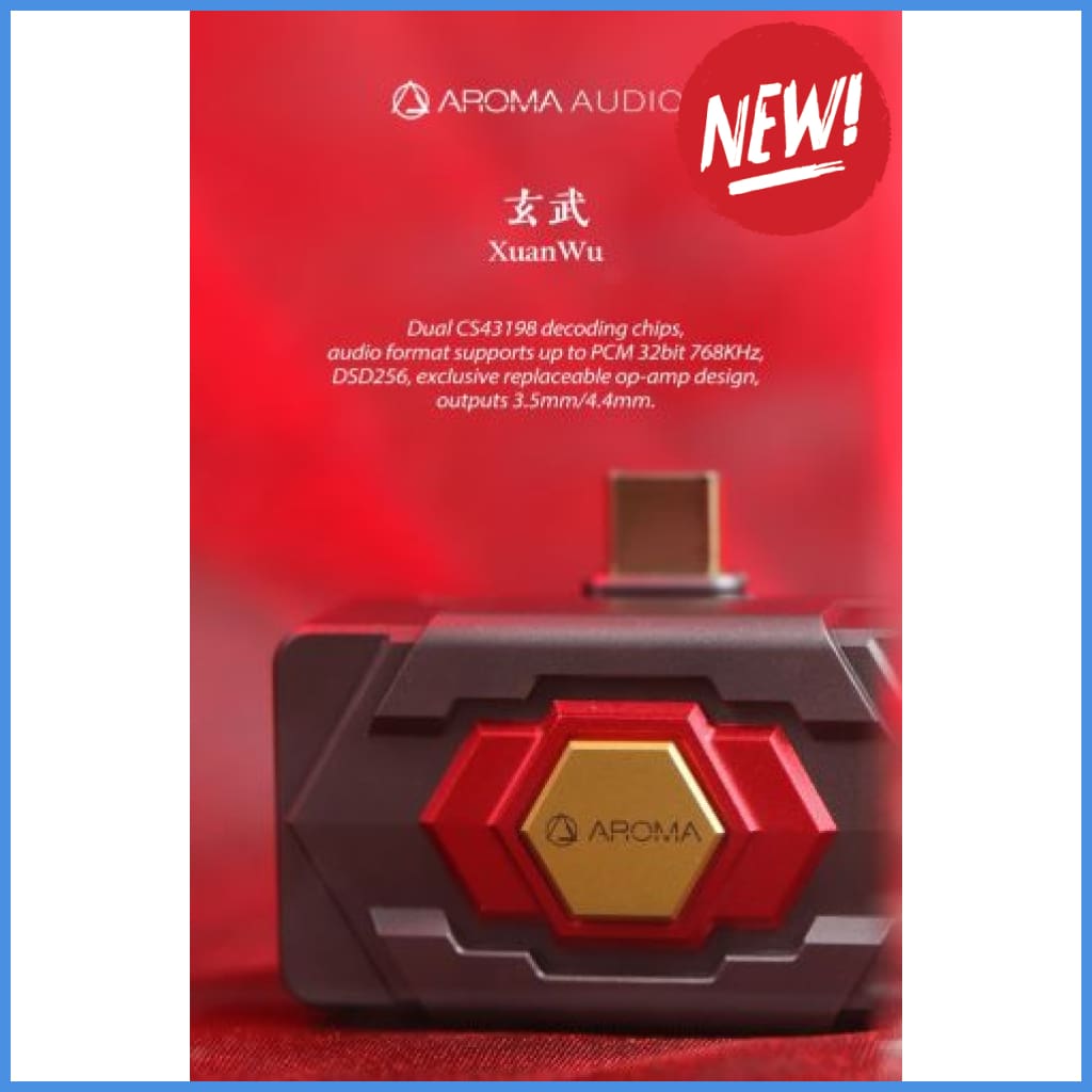 AROMA Audio XuanWu Portable DAC with Op-AMP for Type-C with