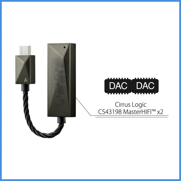 Astell Kern AK PEE51 USB-C Dual DAC Cable Type C to 3.5mm Earphone 