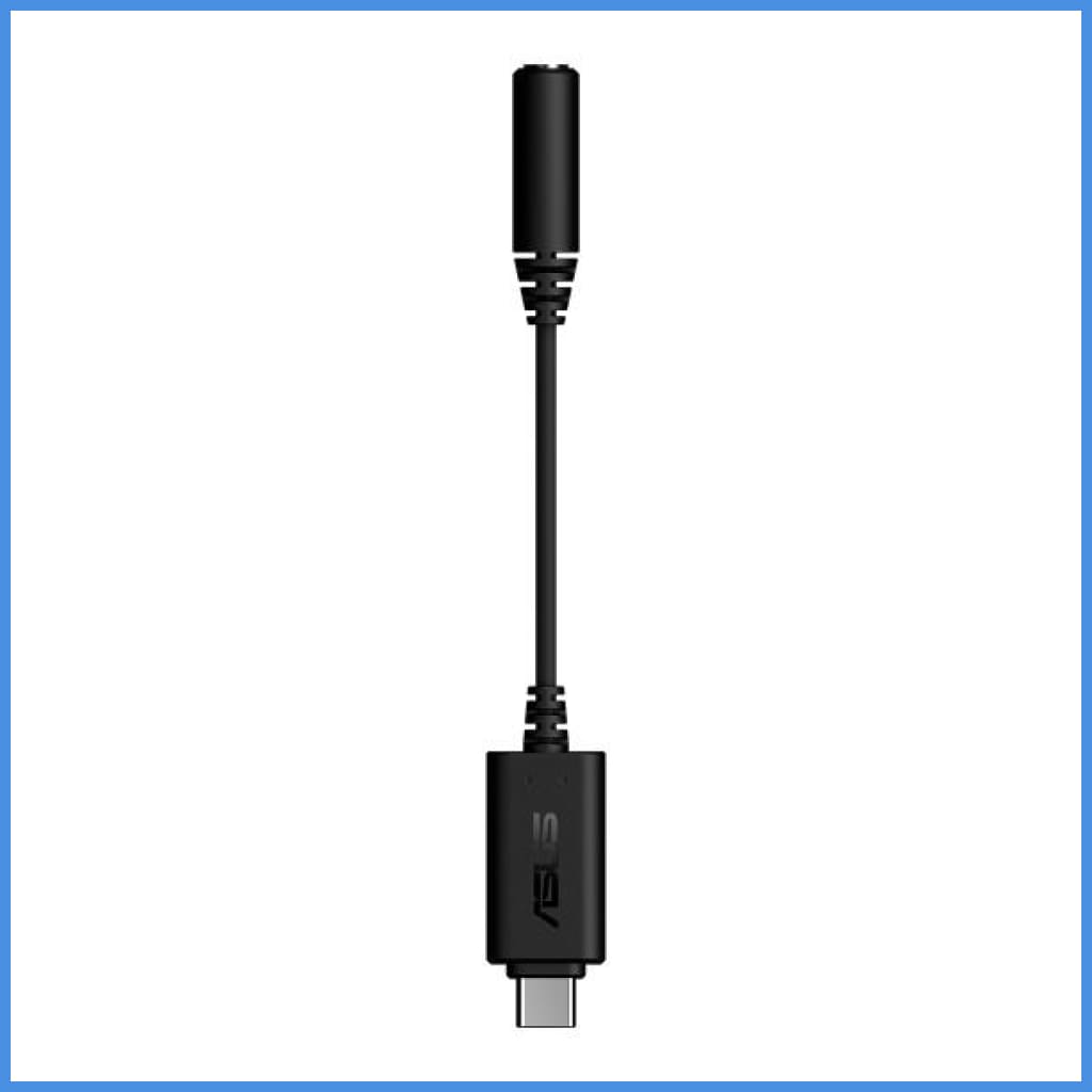 Asus Ai Noise-Canceling Mic Adapter With Usb-C To 3.5Mm Connection Dac Quality Sound