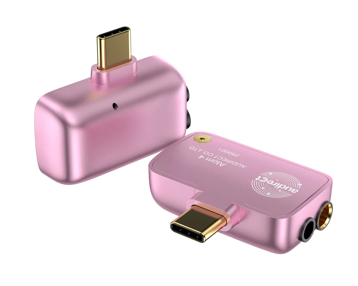 Audirect Atom 4 Portable USB-C DAC Headphone Amp 3.5mm 4.4mm Balanced