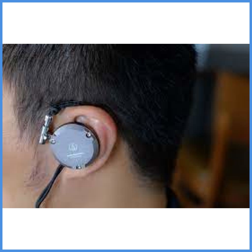Audio Technica Ath-Em7X Ear-Fit Aluminum Headphone 28Mm Dynamic Driver Grey Metallic Gm