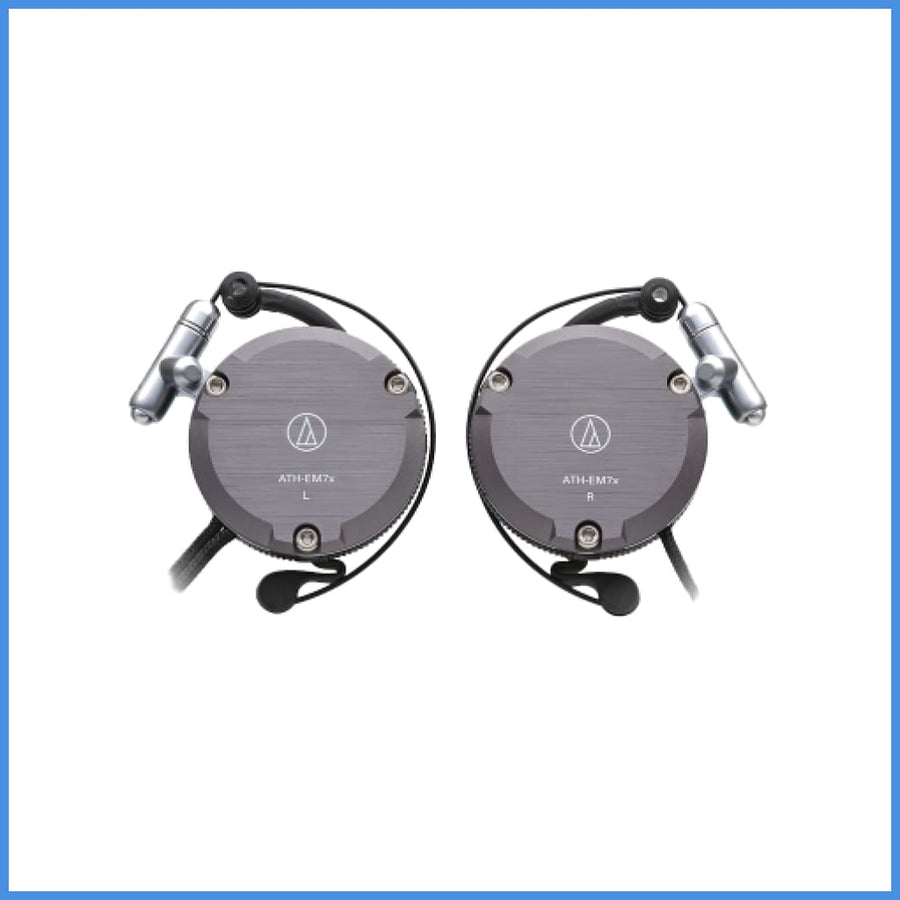 Audio Technica ATH-EM7x Ear-Fit Aluminum Headphone 28mm Dynamic Driver