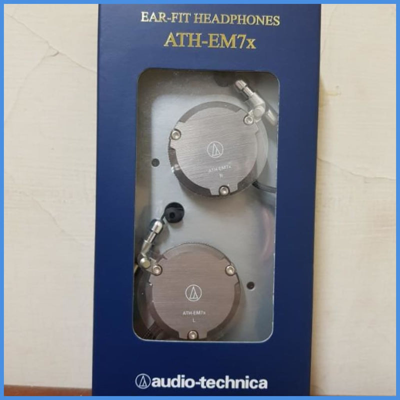 Audio Technica ATH-EM7x Ear-Fit Aluminum Headphone 28mm Dynamic Driver