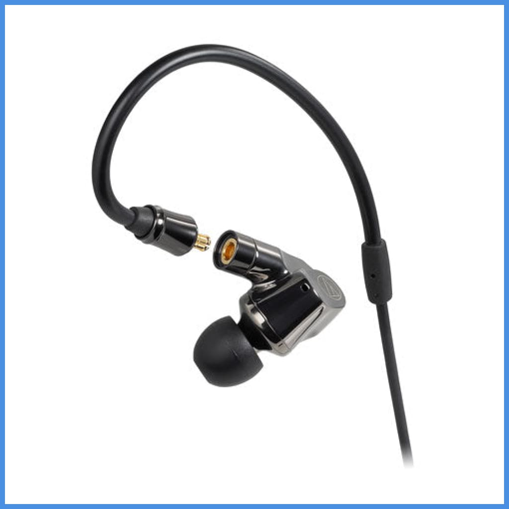 Audio Technica Ath-Iex1 In-Ear Monitor Iem Earphone Hybrid Driver A2Dc Connector