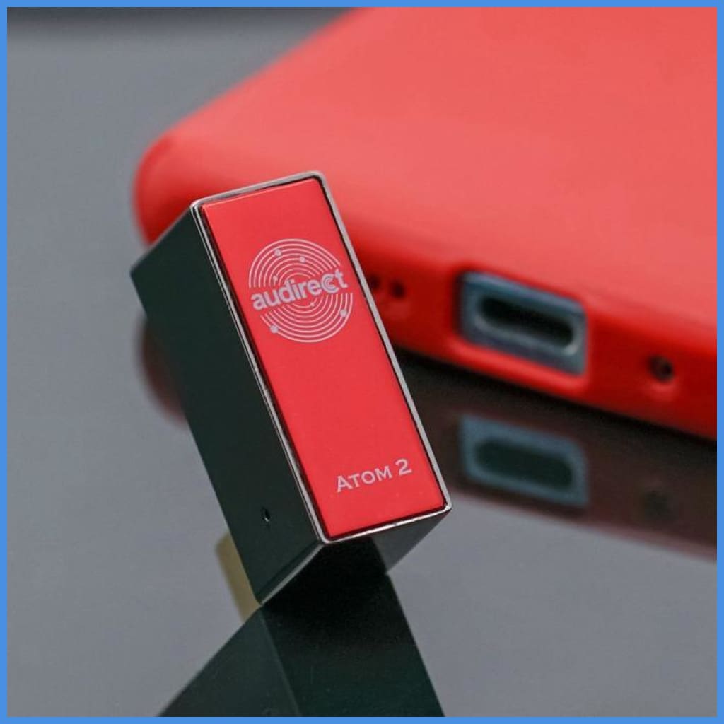 Audirect Atom 2 MQA DSD DAC Adapter Amplifier for iPhone Lightning And