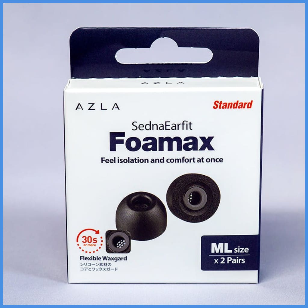 AZLA SednaEarfit Foamax Foam Eartips for Earphone 5 Sizes