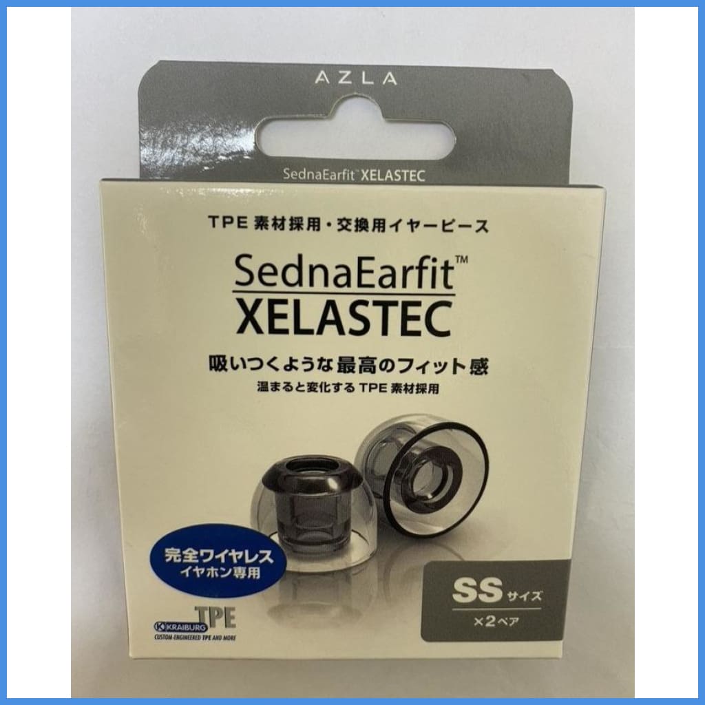 Azla Xelastec Tpe Soft Eartips 6 Sizes For In-Ear Monitor Iem Earphone Ss - 2 Pairs (Outer Diameter: