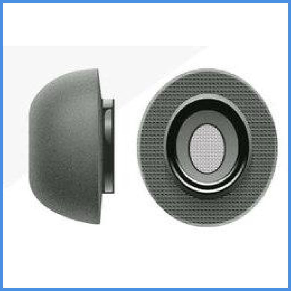 Black Foam For Apple Airpods Pro True Wireless Earphone Light Grey Medium M - 1 Pair Eartip