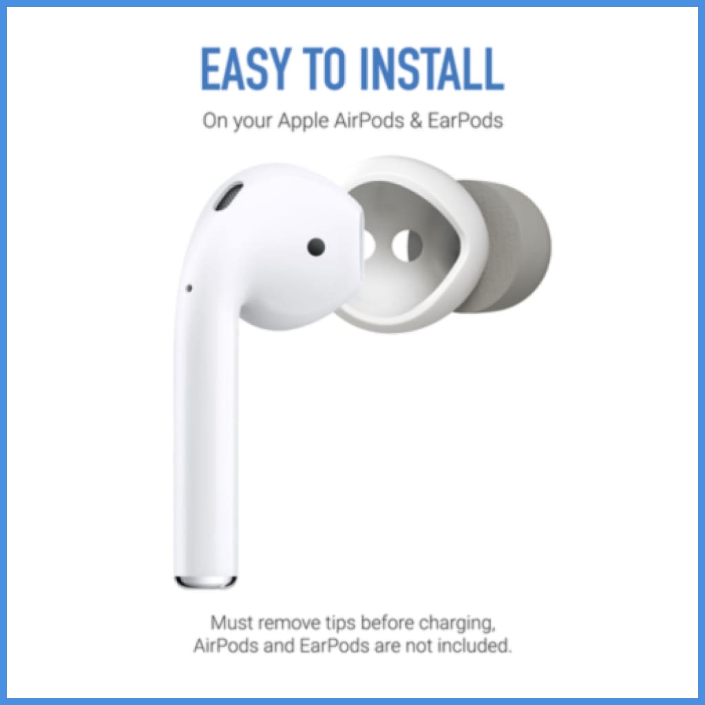 Comply Softconnect Foam For Apple Airpods Gen 1 & 2 True Wireless Pairs Eartip