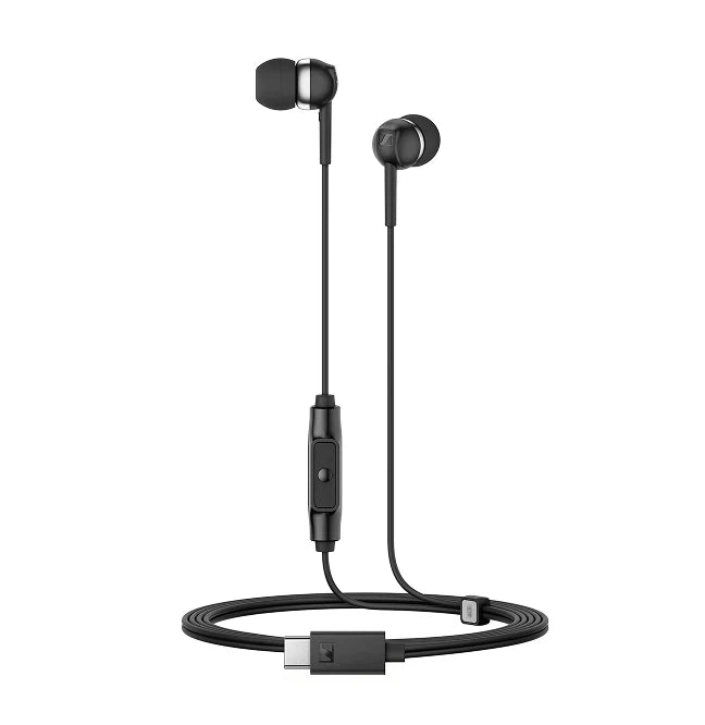 Sennheiser CX80U USB-C Wired In-Ear Earphone with In-Line Microphone for Smartphone PC Computer