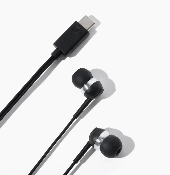 Sennheiser CX80U USB-C Wired In-Ear Earphone with In-Line Microphone for Smartphone PC Computer