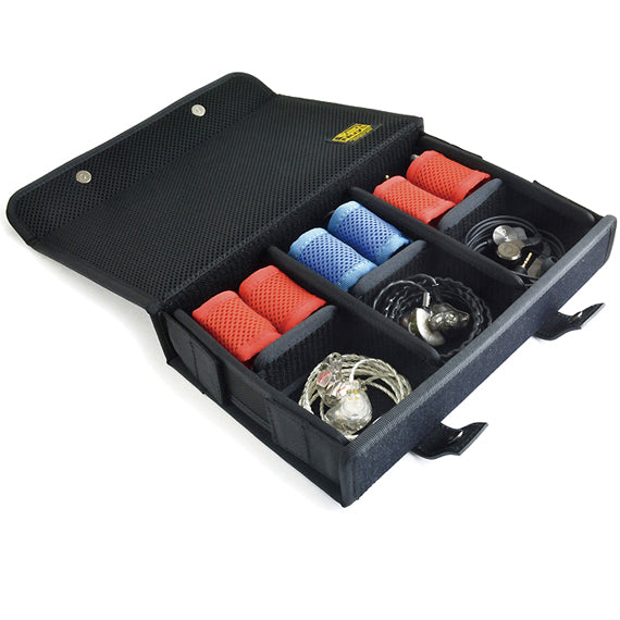 VanNuys D826 Black Nylon Case for In-Ear Monitor IEM Earphone Cable Made In Japan