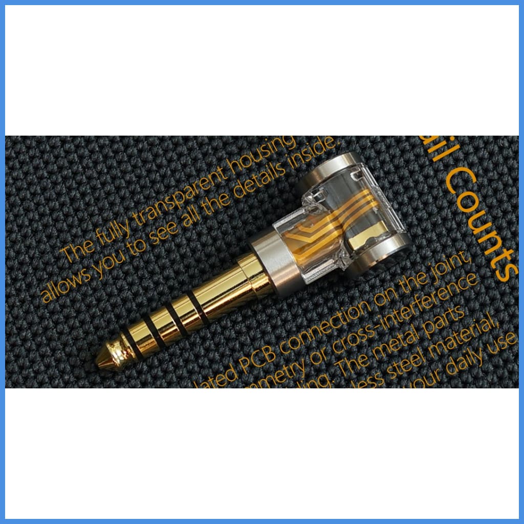 Dd Hifi Dj44A 4.4Mm Male Balanced Trrrs To 2.5Mm Female Trrs Adapter