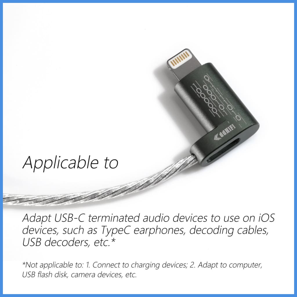 Dd Hifi Mfi06 Lightning To Type C Adapter Cable For Iphone Dap Audio Player