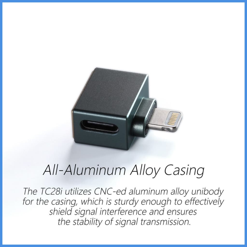 Dd Hifi Tc28I Adapter For Iphone Ios Device Lightning Male To Type C Female