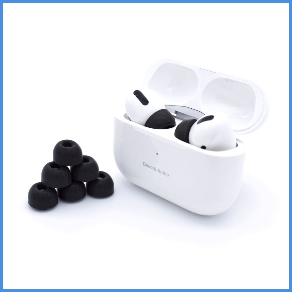 Dekoni Audio Foam Eartips For Apple Airpods Pro Memory Ear Tips 3 Pairs Eartip