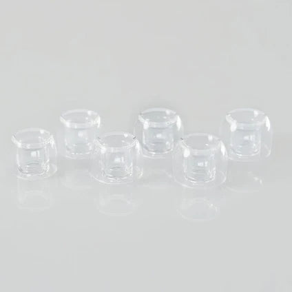 Divinus Prism Wide Bore LSR Eartips With 4-6mm Nozzle For In-Ear Monitor IEM Earphone 4 Sizes