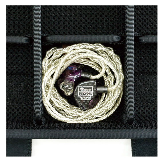 VanNuys E045 Black Nylon Storage Case for In-Ear Monitor IEM Earphone Made In Japan