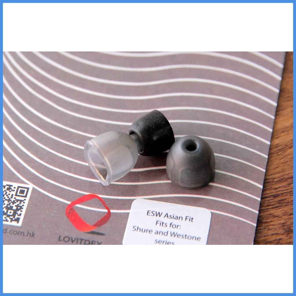 Earrbond Hybrid Silicon With Foam Inside Eartips 2 Pairs For Shure Westone Eartip