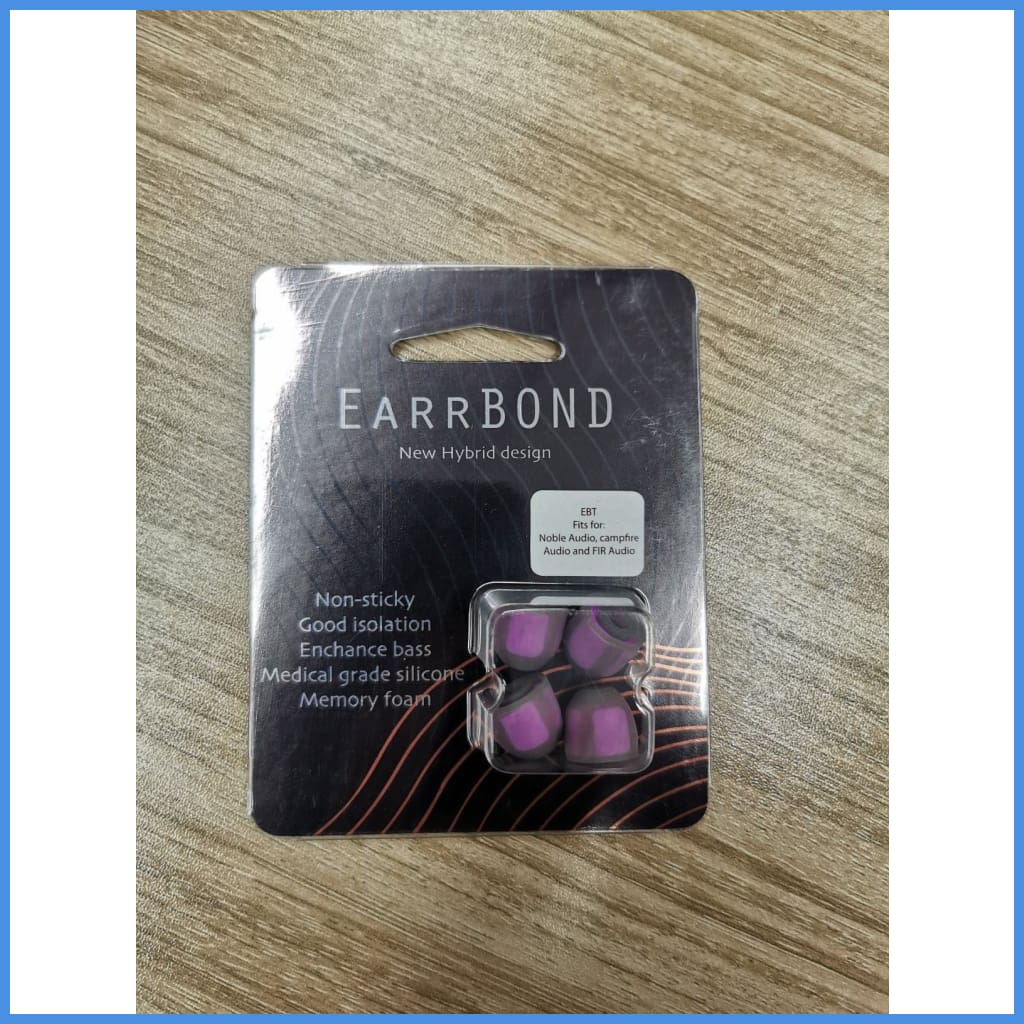 Earrbond Hybrid Silicon With Foam Inside Eartips 2 Pairs For Sony Campfire Fender Jvc Ebt 4.5Mm