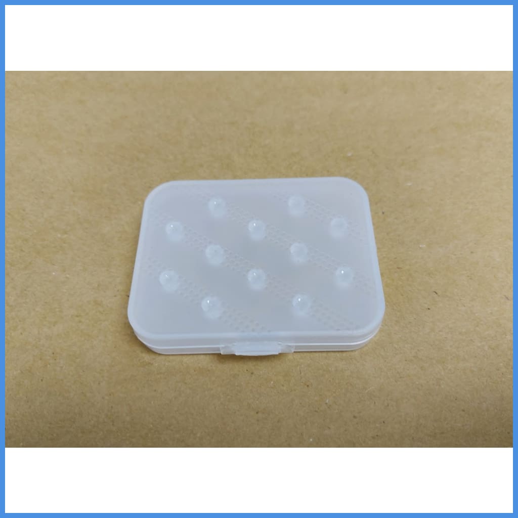 Eartips Plastic Hard Case Rectangle Medium Size