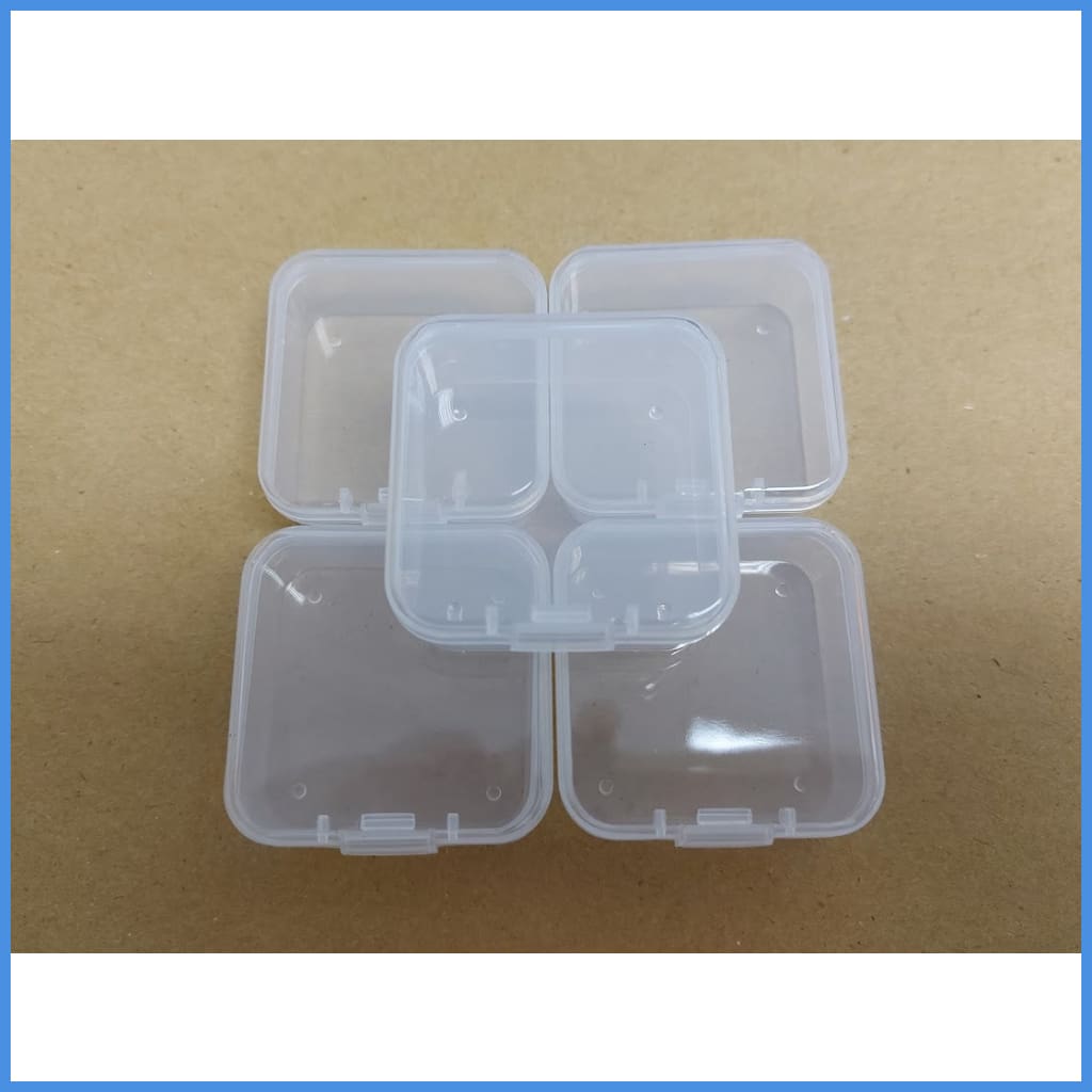 Eartips Plastic Hard Case Square Small Size 5 Pcs