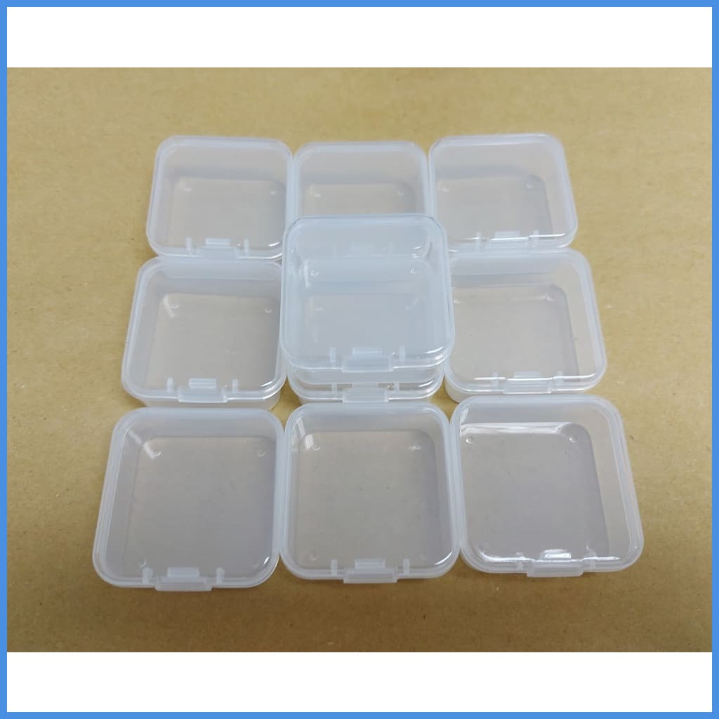 Eartips Plastic Hard Case Square Small Size 10 Pcs