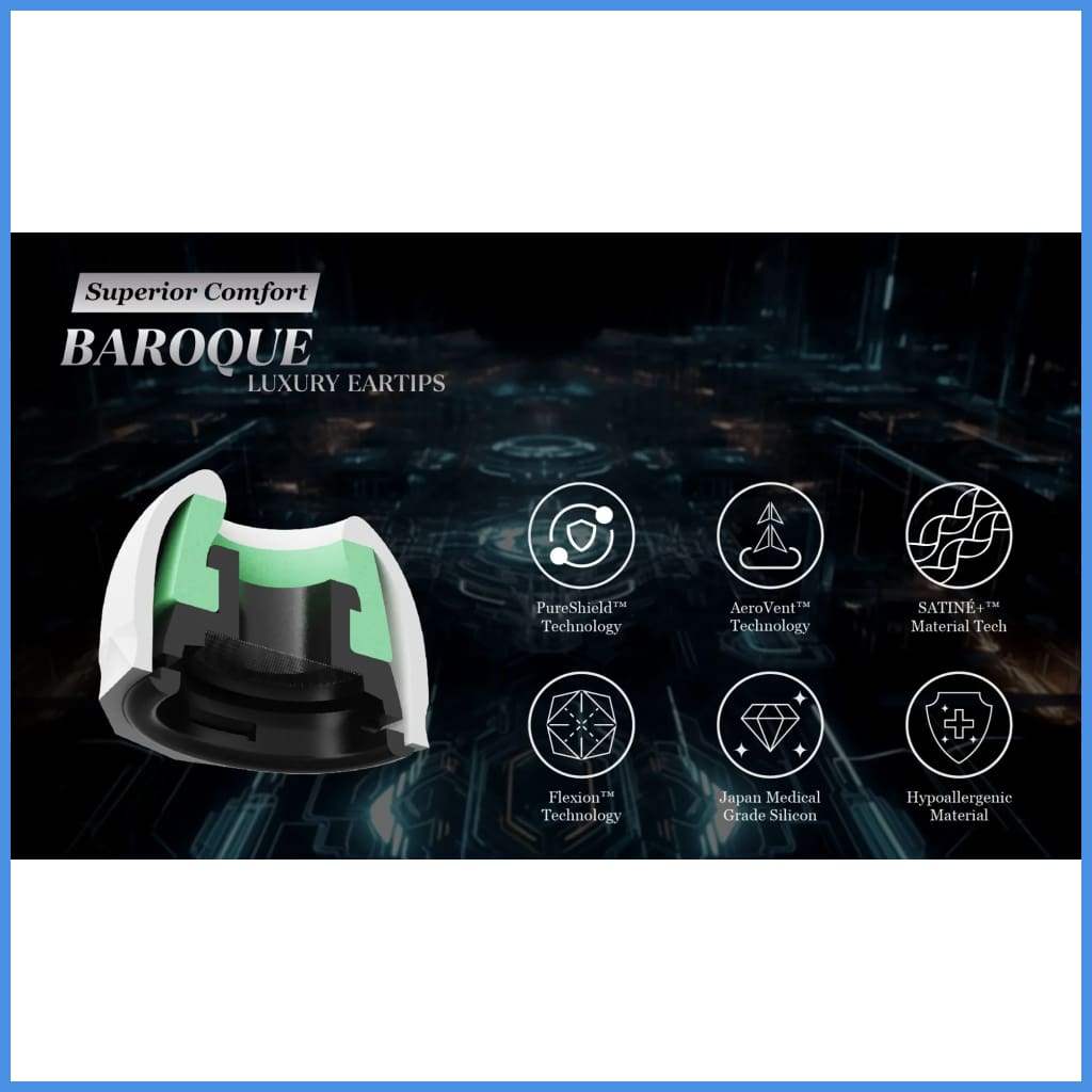 ELETECH Baroque Silicon Eartips for Apple AirPods Pro