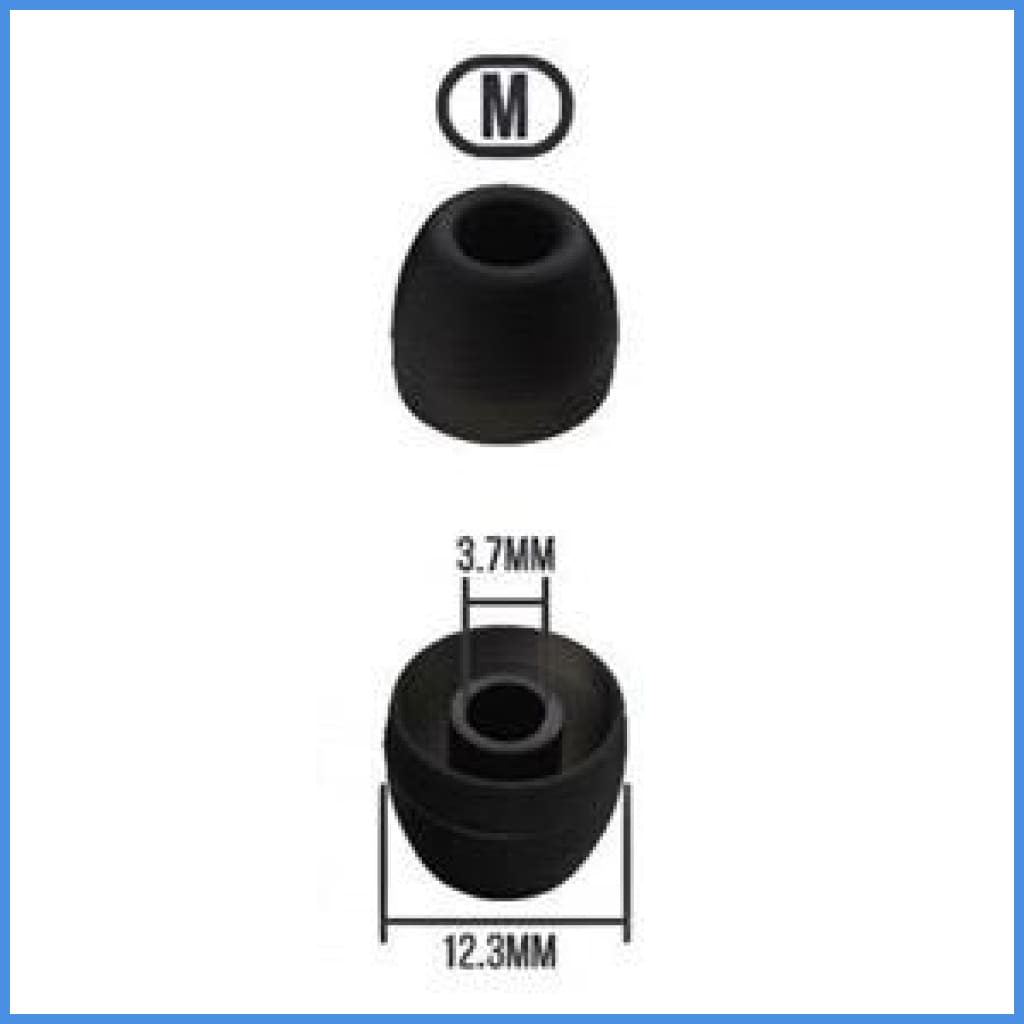 Earphones Plus Silicone Earbud Tips - Replacement For Panasonic & More (Multi-pack)