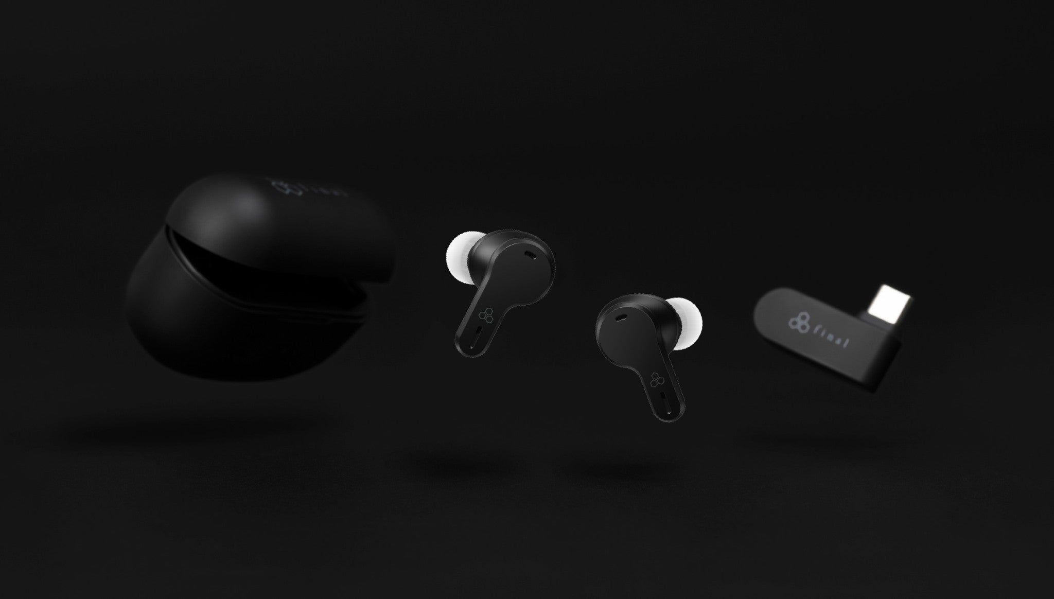 Final VR3000 Wireless for Gaming+ Earphone ANC 2.4GHz Low Latency