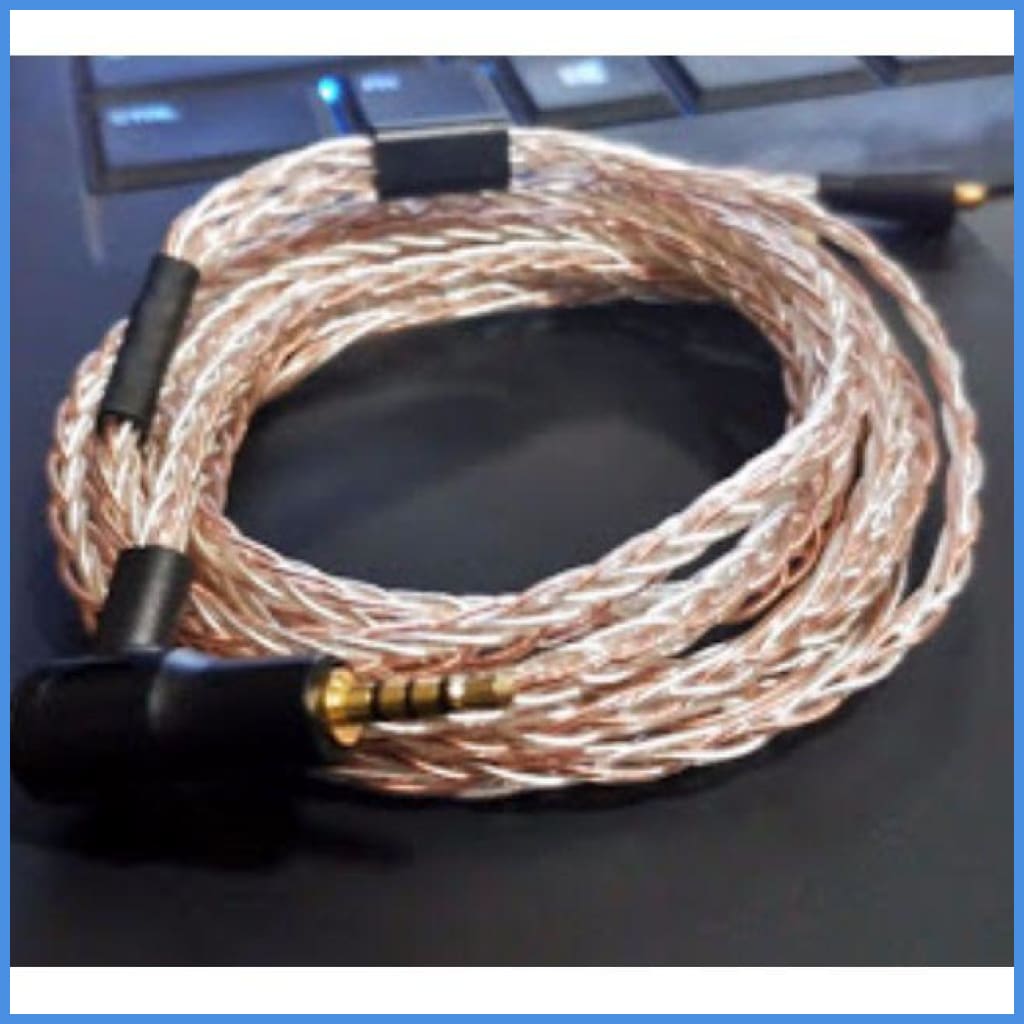 Ibasso Cb12 Bronze Single Crystal Silver / Copper Mmcx 2.5Mm Balance Upgrade Cable Shure Ue900S