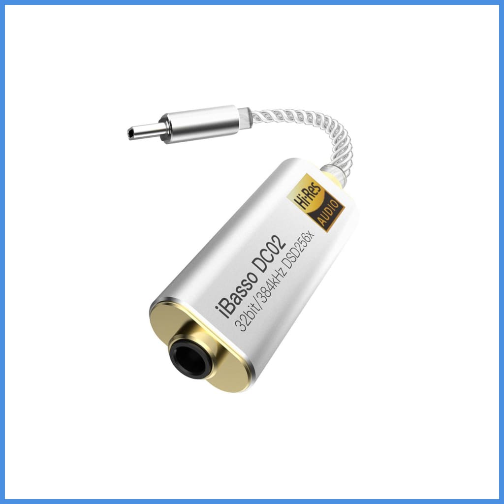 Ibasso Dc02 Hi-Res 3.5Mm Dac Cable Adapter For Type C Plug Amplifier