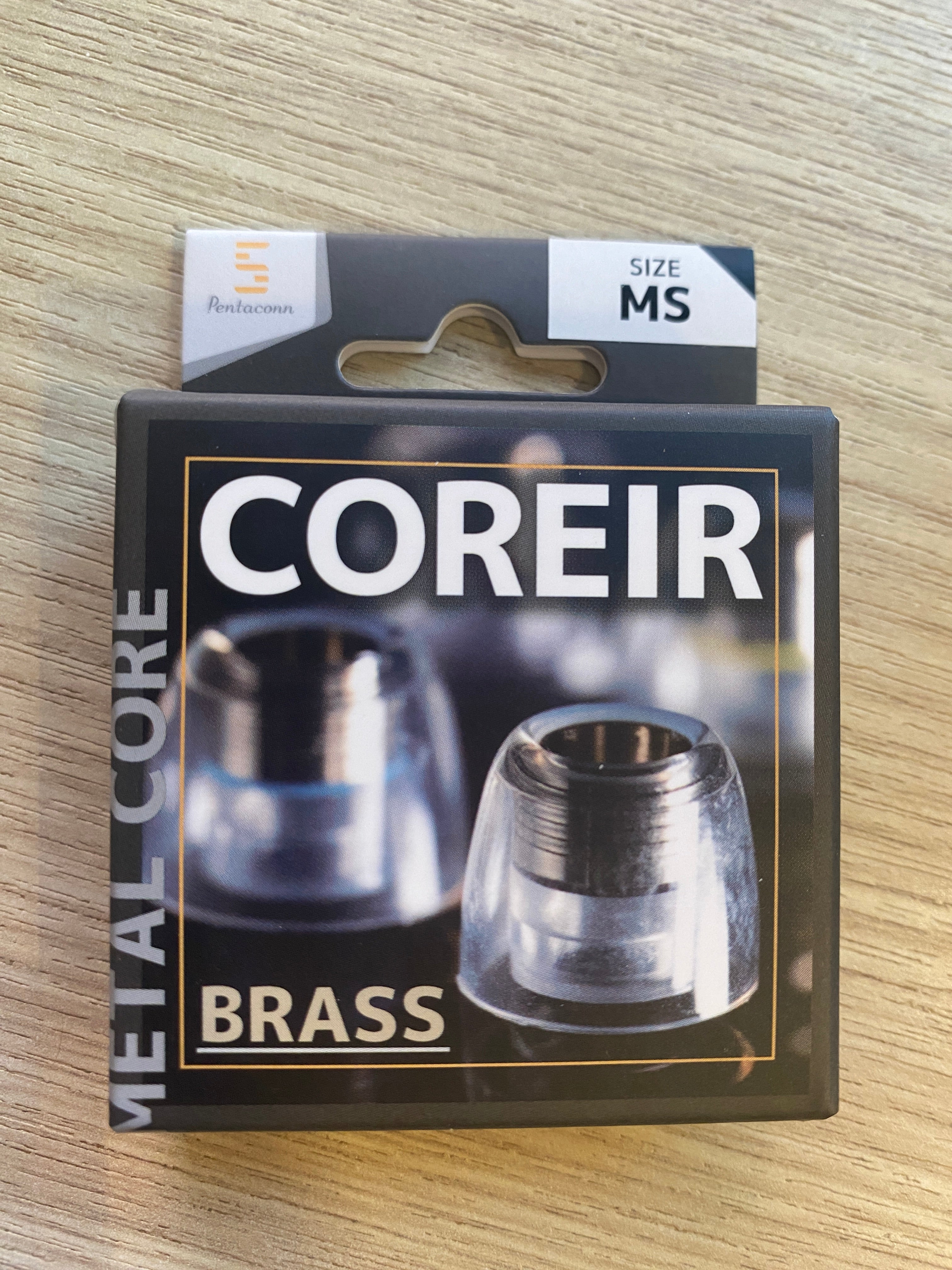 Pentaconn COREIR Brass Metal Core Eartips for In-Ear Monitor IEM Earphone