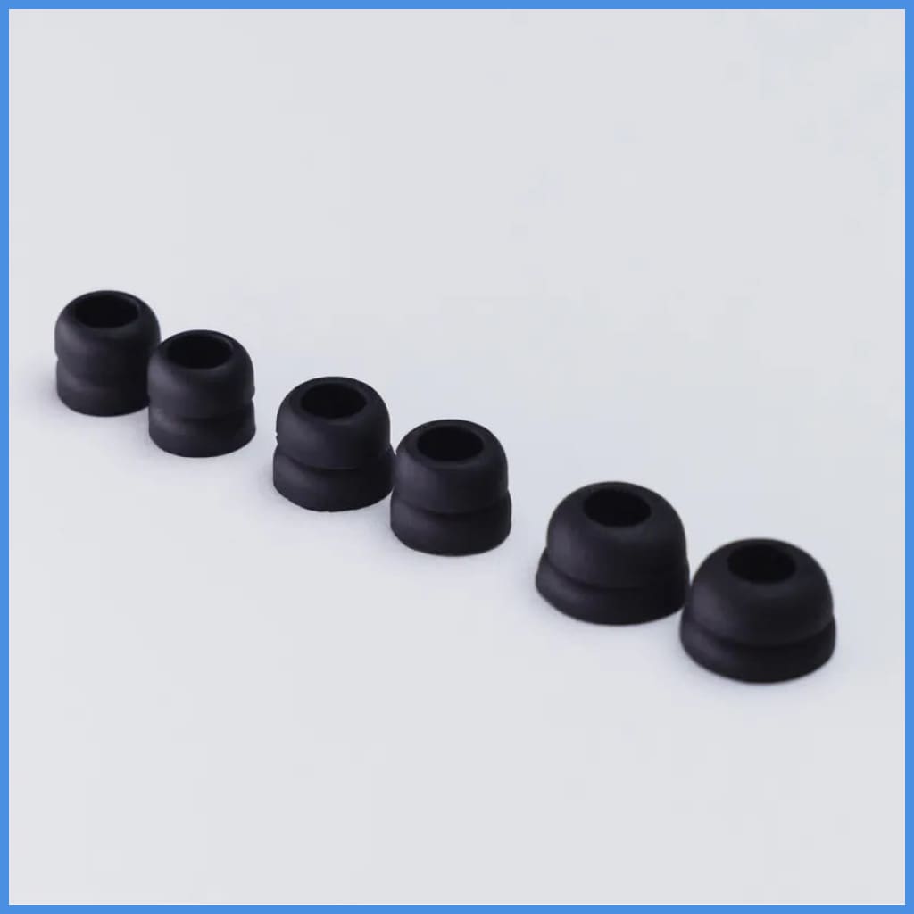 Jomo Audio Double Flanges Silicon Eartips Black Small Medium