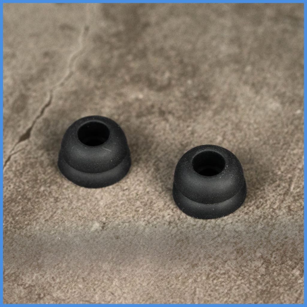 Jomo Audio Double Flanges Silicon Eartips Black Small Medium