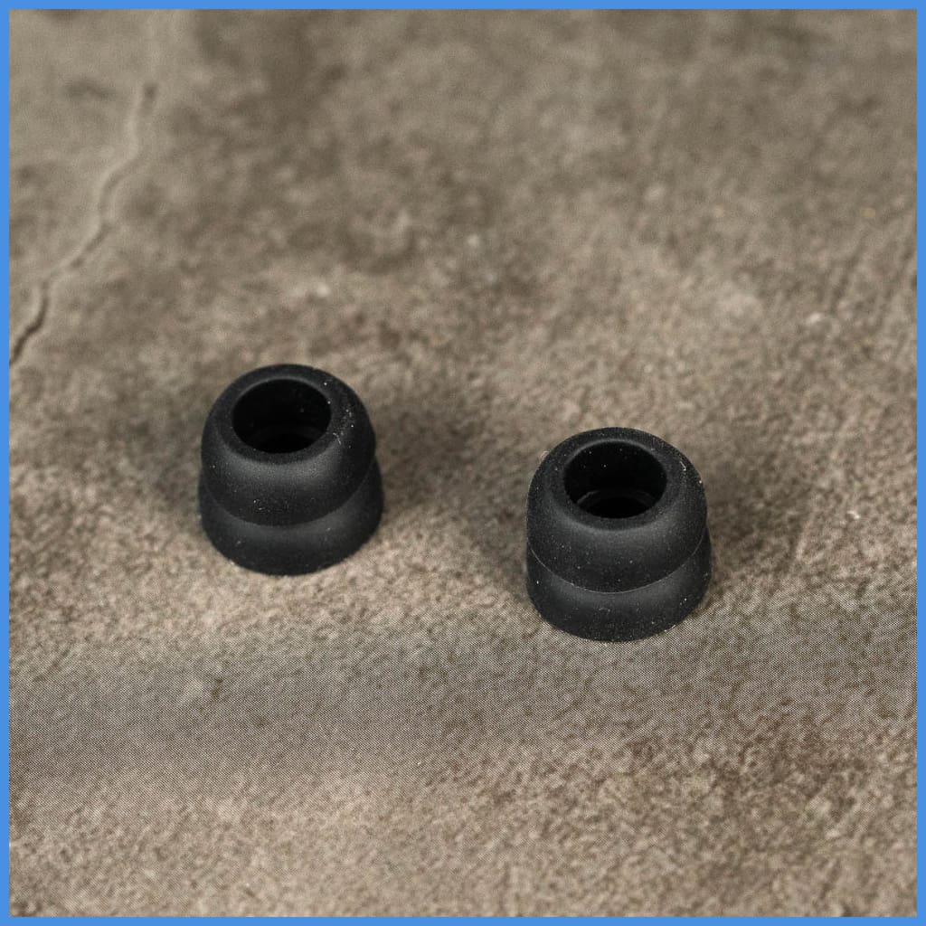 Jomo Audio Double Flanges Silicon Eartips Black Small Medium