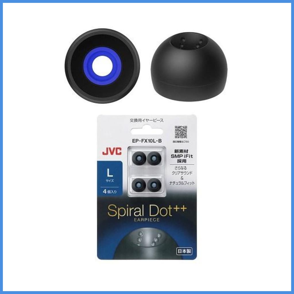Jvc Spiral Dot ++ Silicon Earphone Eartips 3 Sizes Small Medium Large 2 Pairs Eartip