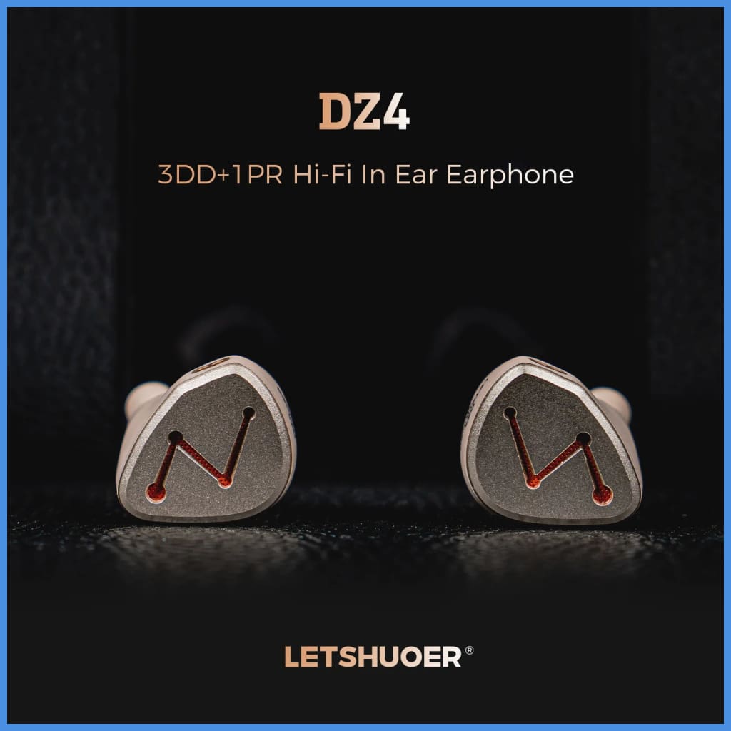 LETSHUOER DZ4 4-Driver In-Ear Monitor IEM Earphone
