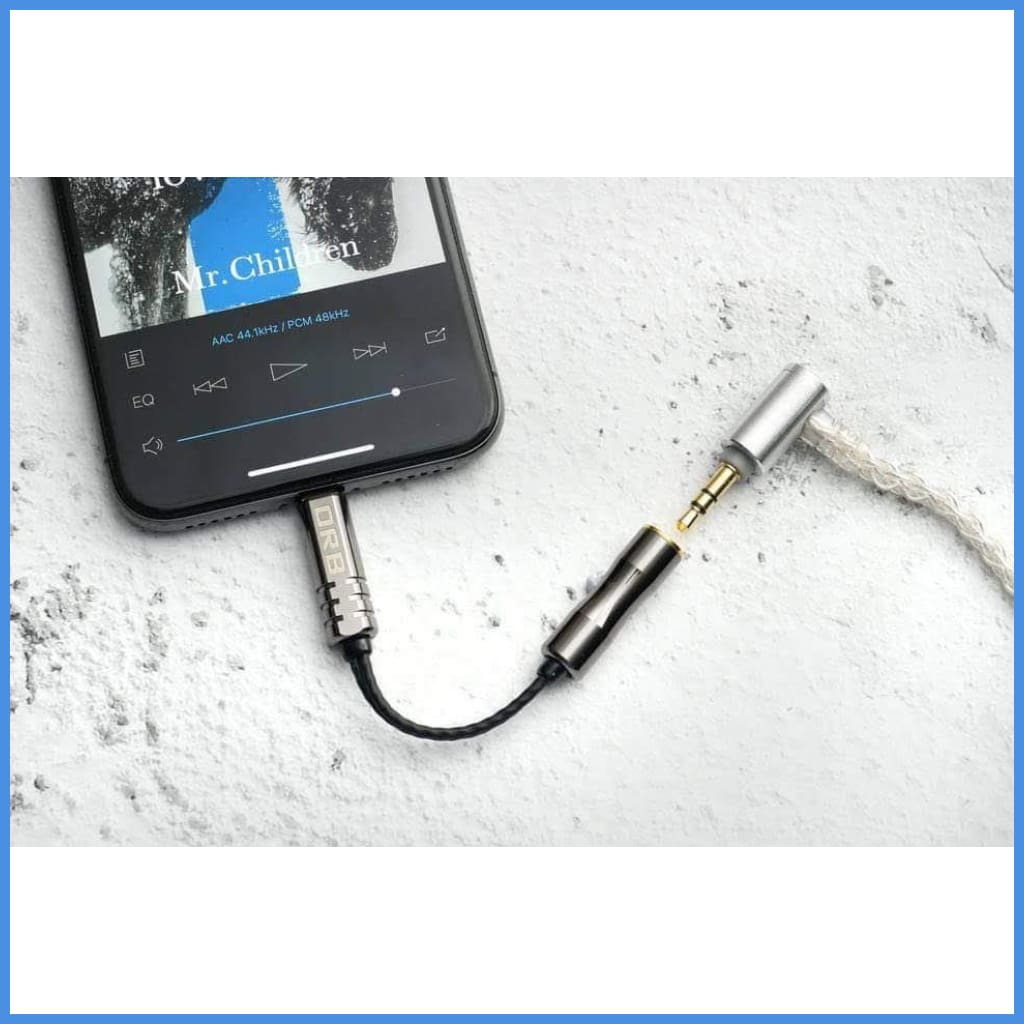 Orb Clear Force Lightning To 3.5Mm Headphone Jack Adapter