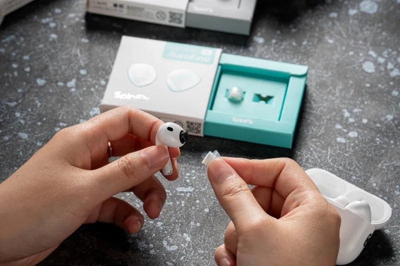 SpinFit AuraFine Ear Tips for AirPods Pro 3 - Premium Comfort