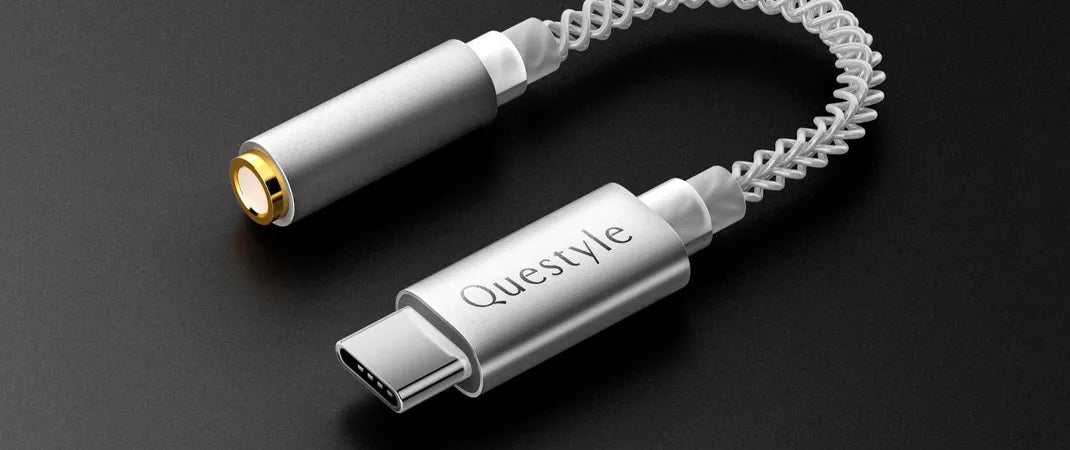 Questyle Qlink-C Type‑C to 3.5 mm Hi‑Res DAC Adapter