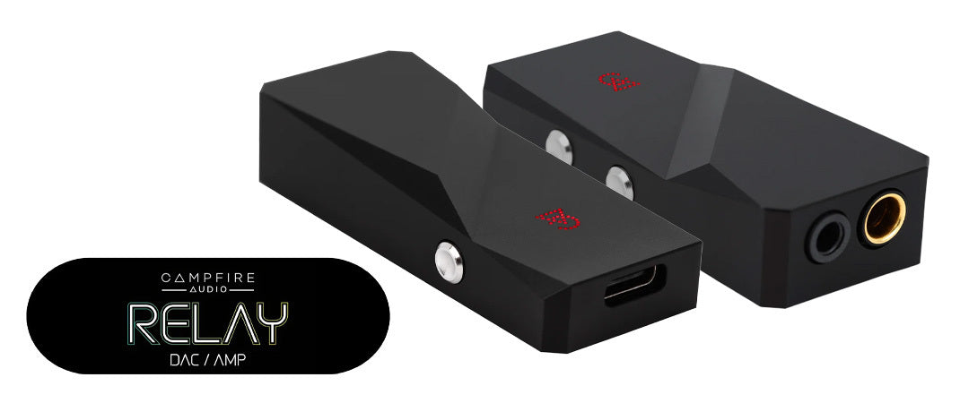 Campfire Audio RELAY Portable USB DAC Amplifier for iPhone Smartphone with 3.5mm 4.4mm Plug
