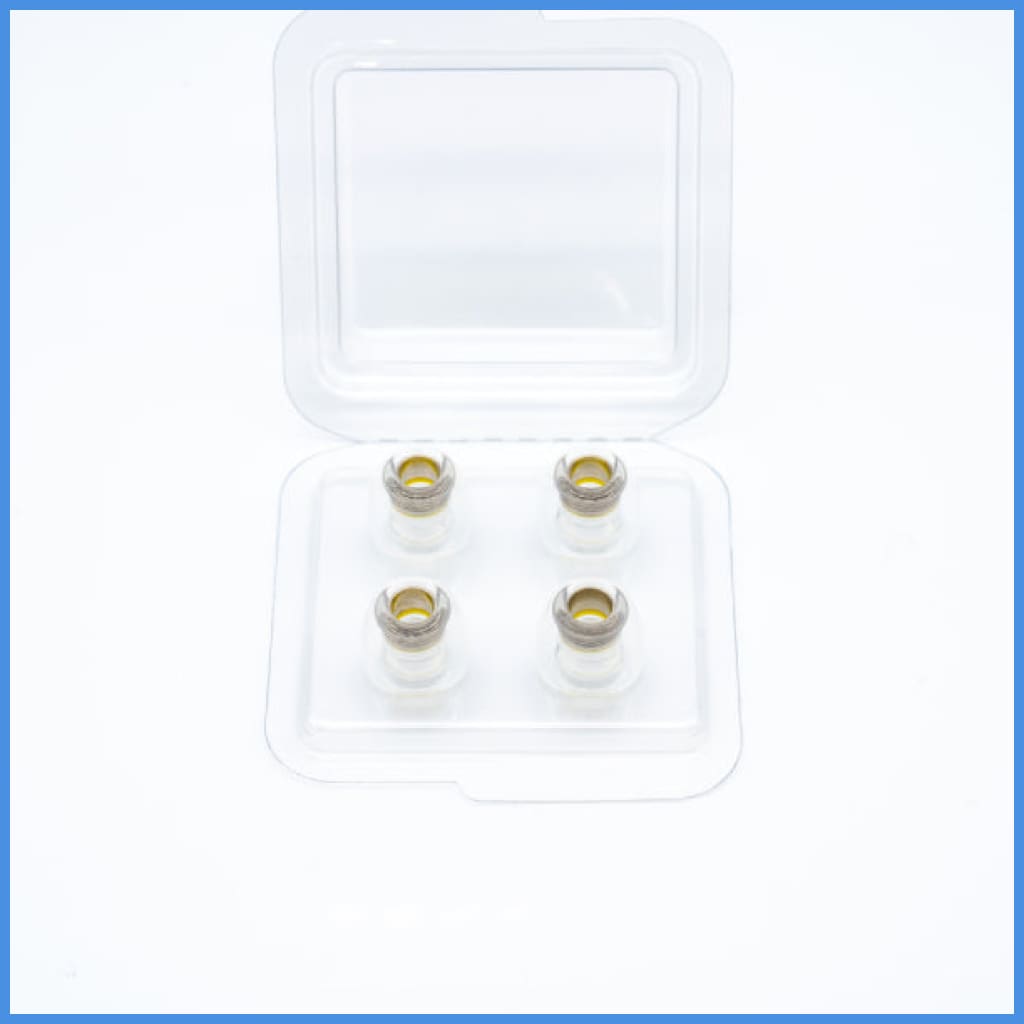 Pentaconn Coreir Brass Metal Core Eartips For In-Ear Monitor Iem Earphone Medium (M) - 2 Pairs Per