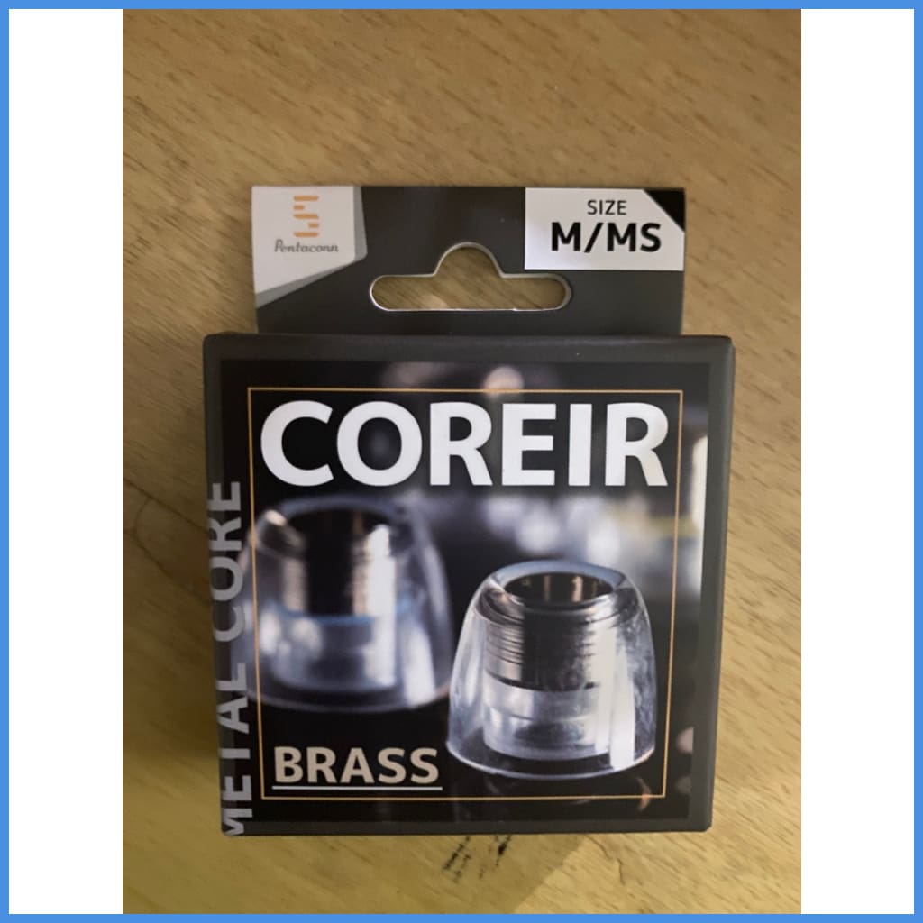 Pentaconn COREIR Brass Metal Core Eartips for In-Ear Monitor