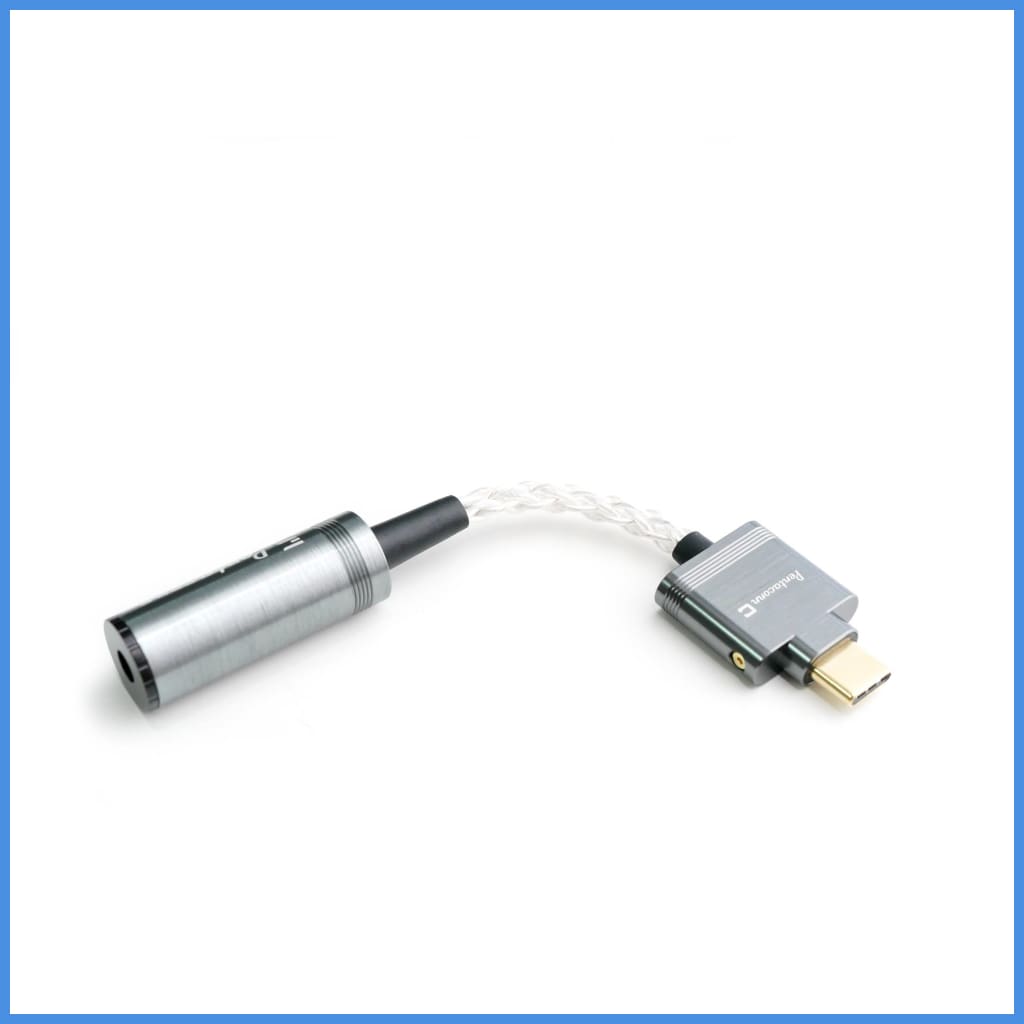 Pentaconn USB Type C Hi-Res Adapter for Android iPad Mac PC with 4.4mm