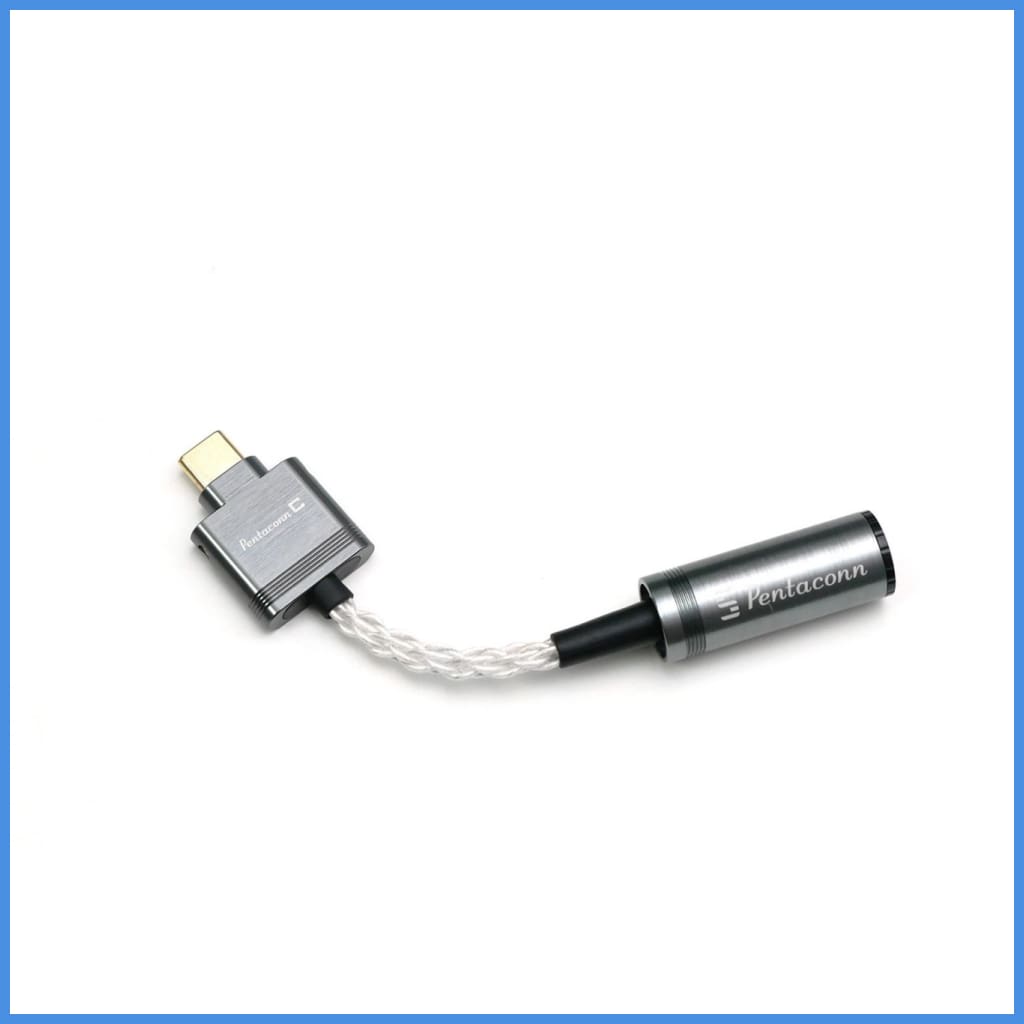 Pentaconn USB Type C Hi-Res Adapter for Android iPad Mac PC with 4.4mm
