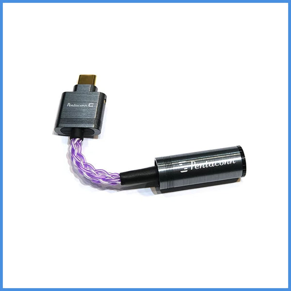 Pentaconn Wistaria USB Type-C Adapter with 3.5mm 4.4mm Plug