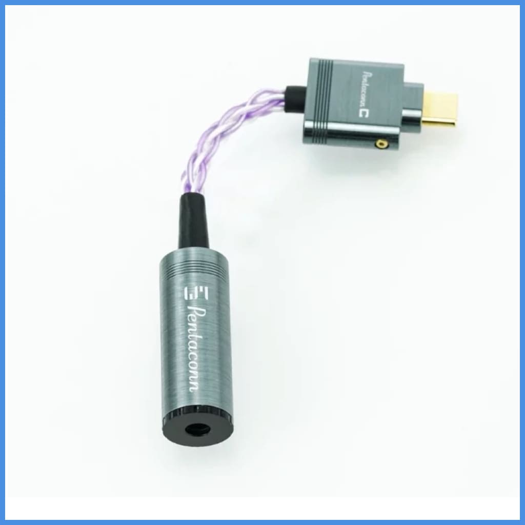 Pentaconn Wistaria Usb Type-C Adapter With 3.5Mm 4.4Mm Plug Adapters