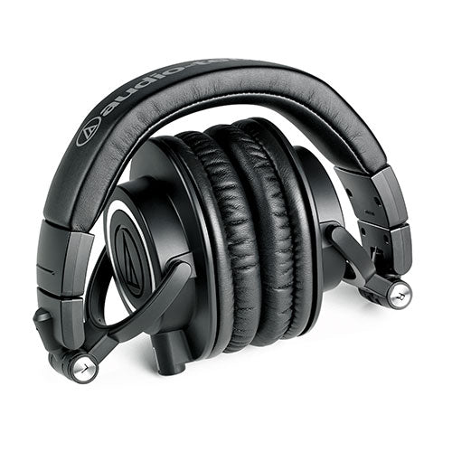 Audio Technica ATH-M50x Professional Monitor Wired Headphones with 3 Cables