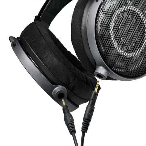 Audio Technica ATH-R70xa Professional Open-Back Reference Headphones with 3.5mm Cable 6.3mm Adapter Made In Japan